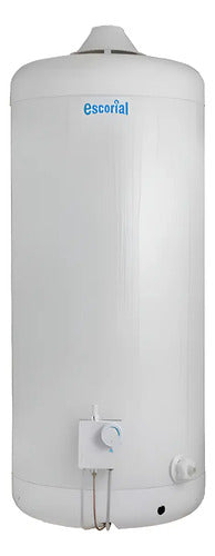 Termotanque Multigas Escorial Estándar 80l Blanco 80l Sc Blanco