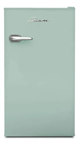 Heladera Siam Retro Bajo Mesada Verde 90l Hsi-bm090cxr2 Cycle Defrost