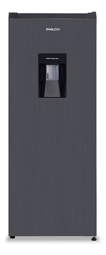 Heladera Philco One Door Cíclica Con Dispenser 164l Inox - Phsd170xd Gris