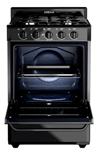 Cocina Multigas 56 Cm Negro Drean Cd5602an0 Negro