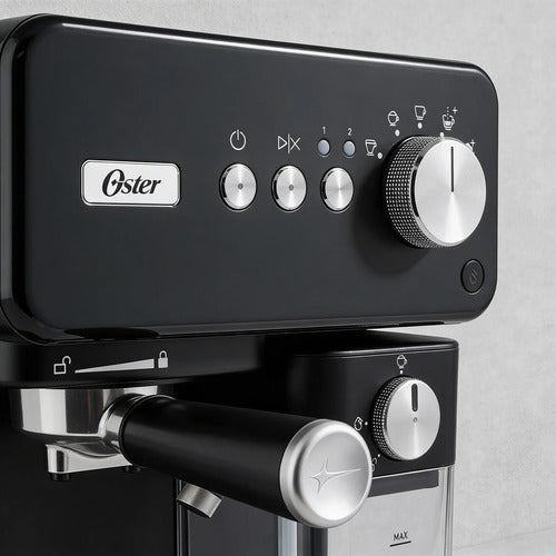 Cafetera Automática Oster Bvstem6604bk Espresso 15 Bares Negro
