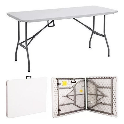 Mesa Plegable Valija Maletin 180 Catering Camping Picnic Tm