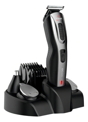Cortadora De Pelo Ga.ma Multi-estilo Gc625 Set Ga.ma Negro/plata