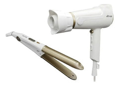 Kit Planchita De Pelo By-618 + Secador By-571 2000w Combo