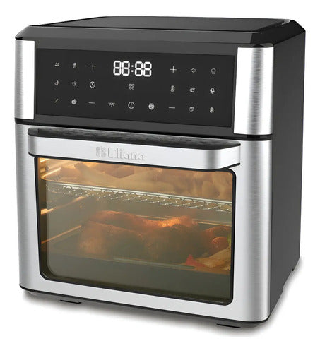 Horno Y Freidora De Aire Liliana Af950 Aircook 11,7l 11 Prog Plateado