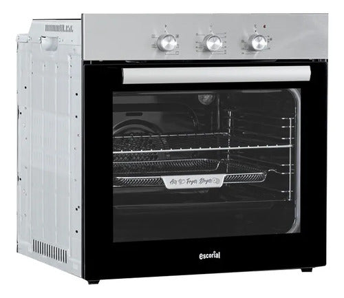 Horno De Empotrar Electrico Escorial He-60 Conveccion 60lts Gris