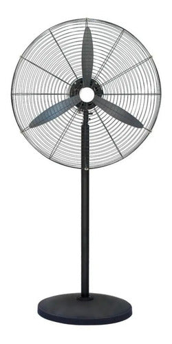 Ventilador Industrial Pie Kanji Kjhfi3020 De 30 Pulgadas Cts Negro Plástico 3