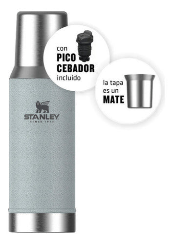 Termo Stanley Mate System Classic De 800ml Pba Free Silver Gris