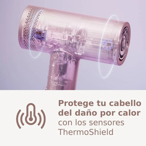 Secador De Pelo Philips Iónico Serie 8000 Bhd837 Motor Bldc Rosa Pálido