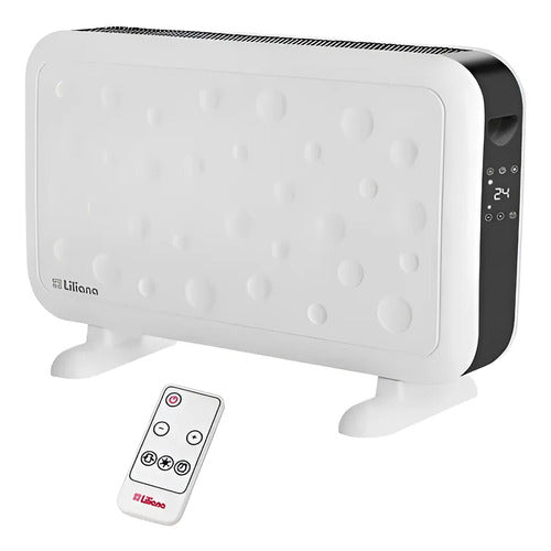 Calefactor Digital Convector Con Forzador Liliana Cfb18r Blanco