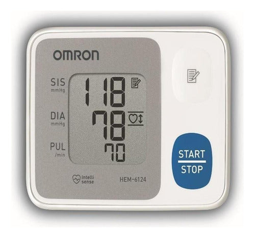 Tensiómetro De Muñeca Omron Hem-6124 Essential Cts
