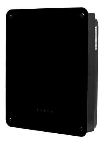 Calefactor A Gas Orbis 4146no Pared Templado Negro 3800 Kcal