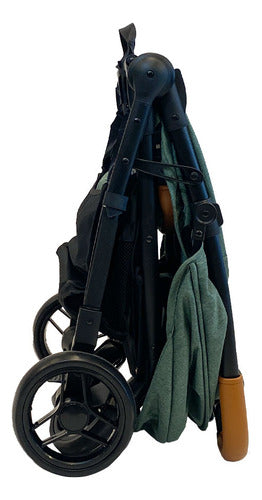Cochecito Travel System Bebesit T-flex 1321ts-c Verde Verde Negro