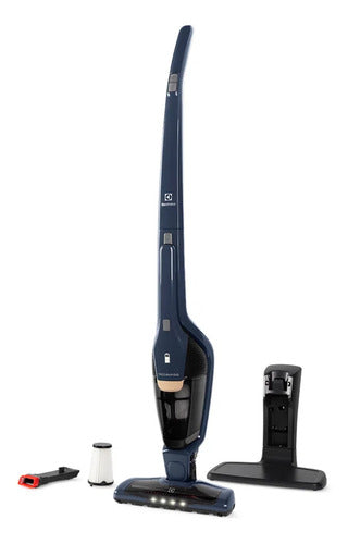 Aspiradora Inalámbrica Vertical A Mano Electrolux Erg25 C Azul