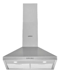 Campana De Pared Trapezoidal Recta Longvie Ctr260x 60cm Inox Gris
