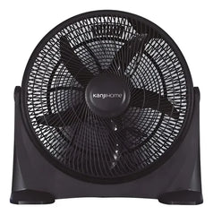Ventilador De Piso Turbo Kanji Kjh-fh1405 Con 5 Palas 35.56 Cm 50 Negro Plástico 5