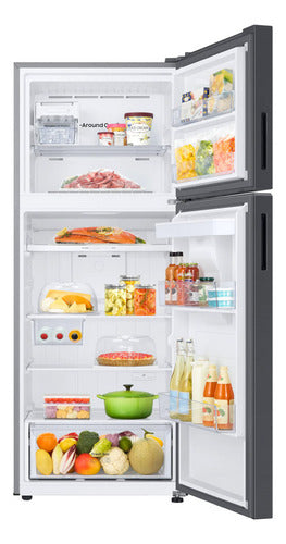 Heladera Samsung Rt42 Inverter 407 L Black Dispenser Black Doi