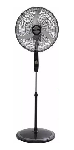 Ventilador De Pie Liliana De 20 Vpc20b 3 Velocidades 90w 50.8 Cm Negro Plateado Metal 3