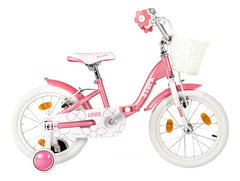 Bicicleta Rodado 16 Stark Love Acero Aluminio V Brakes Rosa 16