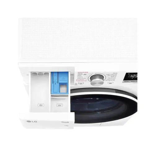 Lavarropas LG 12 Kg Carga Frontal Inverter Blanco - Wm12wvc4s6