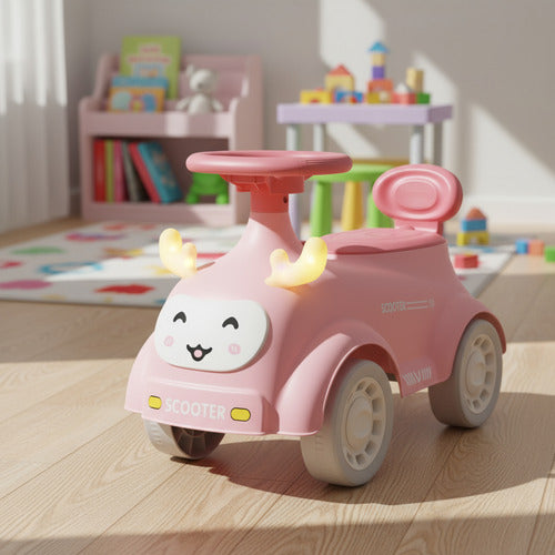 Pata Pata Mobi Bebesit Rod-130b Con Baul Luces Musica Rosa