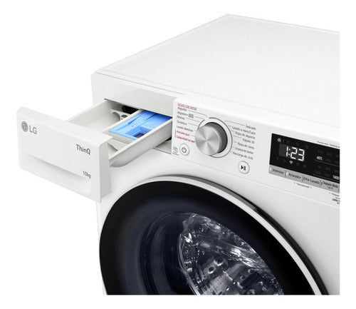 Lavarropas Carga Frontal LG Wm10wvc4s6 Blanco Inv Ai 10kg Cs