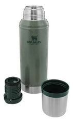 Termo Stanley Classic Legendary Bottle 1.0 Qt Acero Inoxidable 0.95 Lts Verde Resistente Hammertone Green