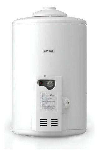 Termotanque A Gas Longvie 50 Litros De Colgar T3050cf Blanco Blanco