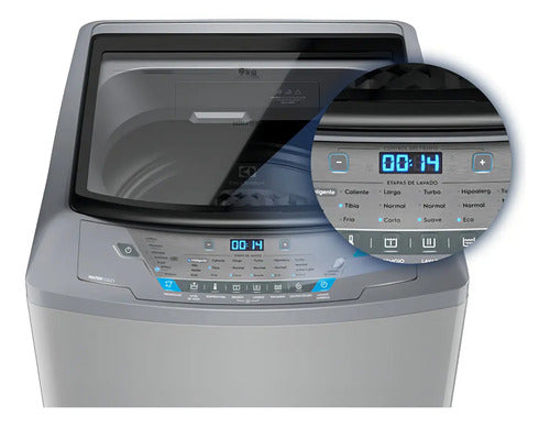 Lavarropas Automático Electrolux 9kg Premium Care Elac309s Color Gris