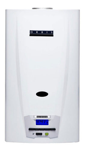Calefón Gas Natural Tiraje Natural Orbis 320kson 20ltS Blanco