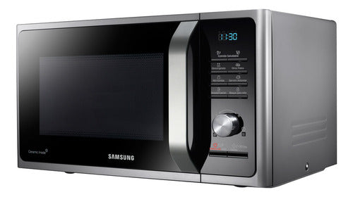 Microondas Grill Samsung Mg28f3k3tas Plata 28l