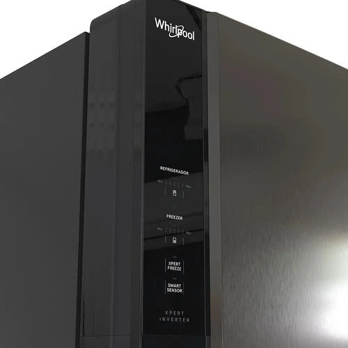Heladera Whirlpool Xpert Ai N.f Inverter 472 / 518 Lts Negro