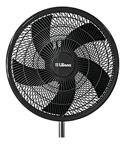Ventilador Pie Liliana 16 PuLG Vp16p 3 Vel 5 Aspas 65w Cts 40.64 Cm Negro Negro Plástico 5