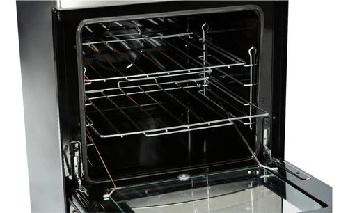 Cocina Multigas Florencia 5538 Acero Clase A 4 Hornallas Cs Acero Inoxidable