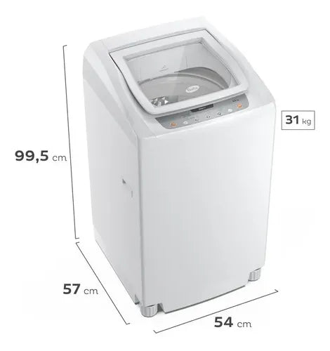 Lavarropas De Carga Superior Gafa Digifit De 6.5kg Blanco Blanco
