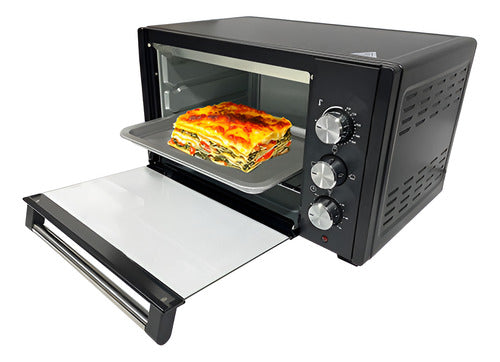 Horno Electrico Liliana Ao200 Compactcook Color Negro