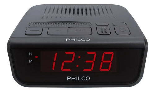 Radio Reloj Despertador Philco Rj900p Color Negro