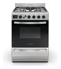 Cocina Ormay Evo Acero 4 Hornallas Timer Digital Modelo Color Gris