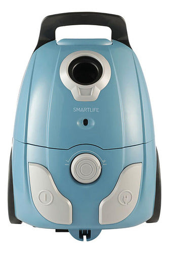 Aspiradora Con Bolsa Smartlife 1800 Watts Sl-vc18bab Color Celeste/gris
