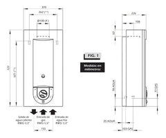Volcan 315bfva Color Blanco - Para Gas Natural