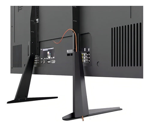 Soporte Pie Para Tv Onebox Inclinable Regulable 23 A 70 PuLG Color Gris Oscuro