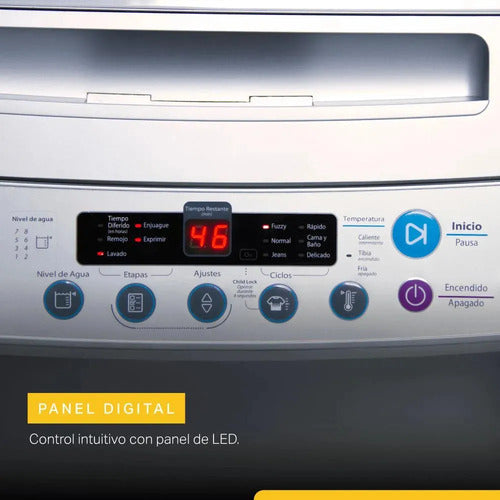 Lavarropas Whirlpool Wwi06aszwa 6,5kg 720 Rpm Silver