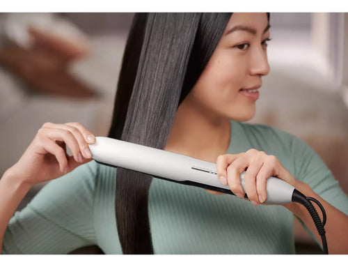 Planchita De Pelo Philips Bhs515/00 Thermoshield Ionico Cts Blanco