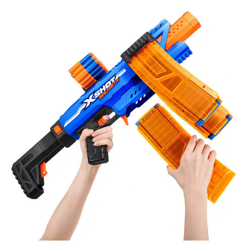 Pistola X-shot Insanity Motorised Clip Blaster 7601