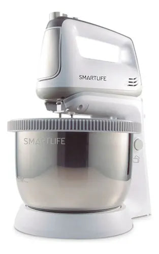 Batidora De Mano Smartlife 300 Watts Sl-hmr5035ixpn Color Blanco Frecuencia 50 Hz X 60 Hz