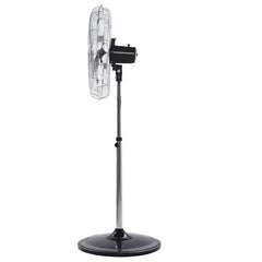 Ventilador Pie Liliana Vpc22 3 Velocidades 3 Aspas Metalicas 3 Plata Metal 55.88 Cm Negro/plata