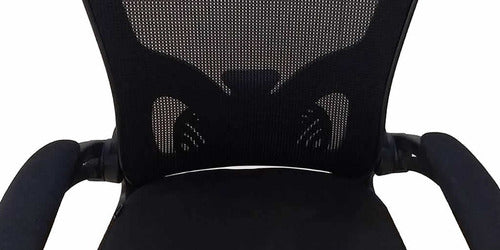Sillon Silla De Pc Y Oficina Oon Apoyacabezas Y Base Cromada Negro Mesh/tela