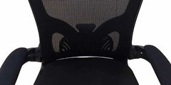 Sillon Silla De Pc Y Oficina Oon Apoyacabezas Y Base Cromada Negro Mesh/tela