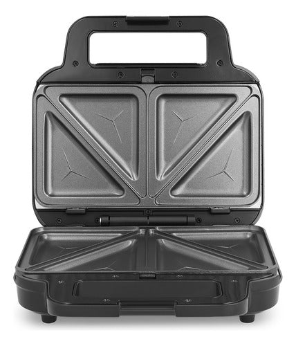 Sandwichera 2 En 1 Atma Placas Antiadherentes Triangular Y Panini