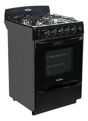 Cocina Multigas Florencia 5537 Negra Con Encendido Electrico Negro